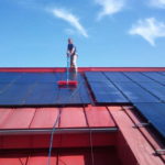 Photovotaikreinigung mit Reinigunssets von Solarreinigung Franken